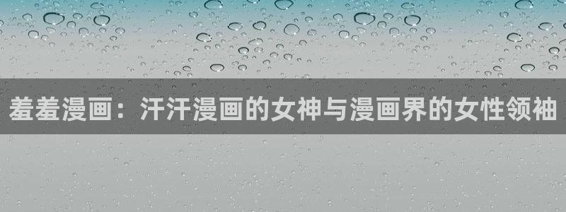 风车动漫：羞羞漫画：汗汗漫画的女神与漫画界的女性领袖